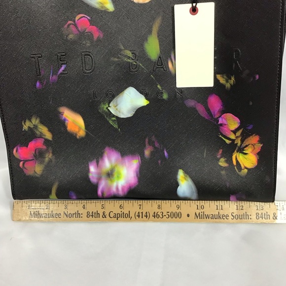 Ted Baker Seacon Faux Leather Floral Tote Bag - Picture 5 of 7